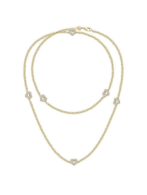 MORELLATO INCONTRI Collier double torsade avec coeurs ARGENT - Colliers