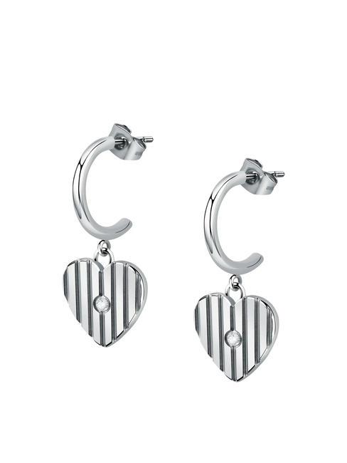 MORELLATO INCANTO Boucles d'oreilles avec petits coeurs ARGENT - Boucles d'oreilles