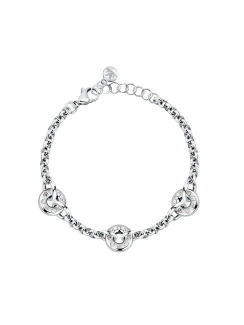 MORELLATO BAGLIORI Bracelet avec 3 charms et zircons ARGENT - Bracelets