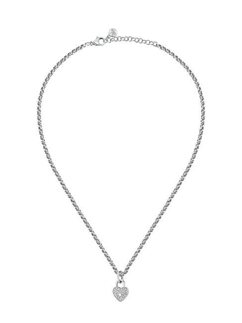 MORELLATO ABBRACCIO Collier à breloques coeur en zircon blanc - Colliers