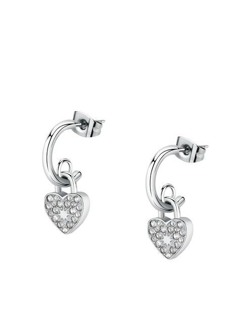 MORELLATO ABBRACCIO Boucles d'oreilles charms coeur avec zircons blanc - Boucles d'oreilles