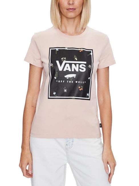 VANS MICRO DITSY T-shirt en coton à manches courtes fumée de rose - T-shirt