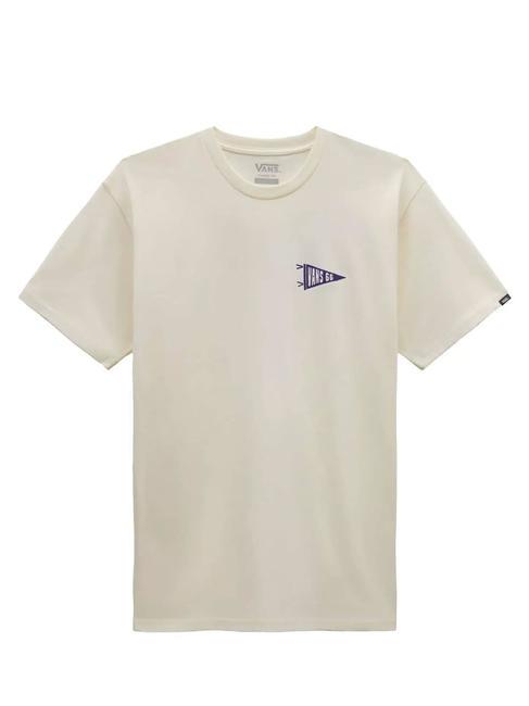 VANS CAMP FLAG T-shirt en coton à manches courtes blanc antique - T-shirt