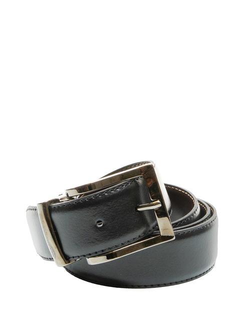 ROCCOBAROCCO DOUBLEFACE Ceinture réversible noir / marron foncé - Ceintures