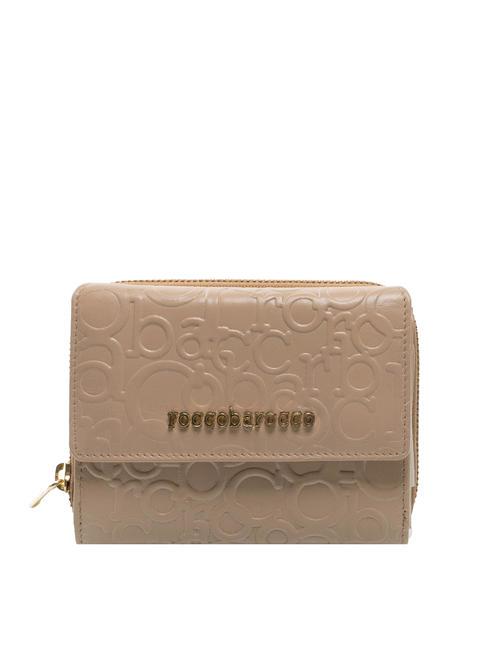 ROCCOBAROCCO RB Embossed Portefeuille beige - Portefeuilles Femme