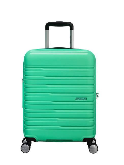 AMERICAN TOURISTER FLASHLINE POP Chariot à bagages à main extensible vert clair - Valises cabine