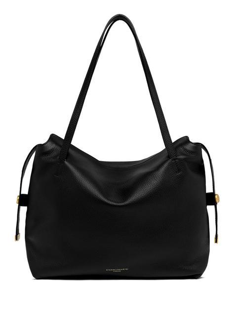 GIANNI CHIARINI ORIANA  Sac bandoulière, en cuir Noir - Sacs pour Femme