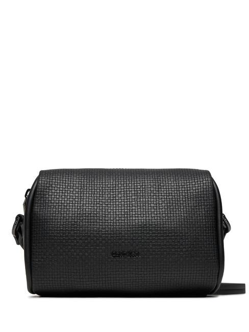 CALVIN KLEIN REFINE  Sac bandoulière pour appareil photo ck noir texturé - Sacs pour Femme