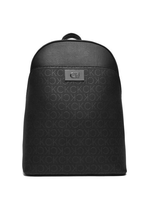 CALVIN KLEIN PUSH  Sac à dos ck noir épi mono - Sacs pour Femme