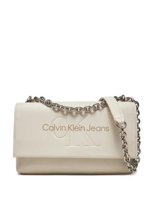 CALVIN KLEIN SCULPTED Convertible Sac porté épaule/à bandoulière coquille d'oeuf - Sacs pour Femme