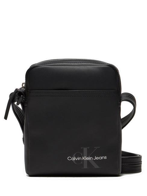 CALVIN KLEIN CK JEANS MONOGRAM SOFT  Sac avec logo pvh noir - Sacs en Bandoulières pour Homme