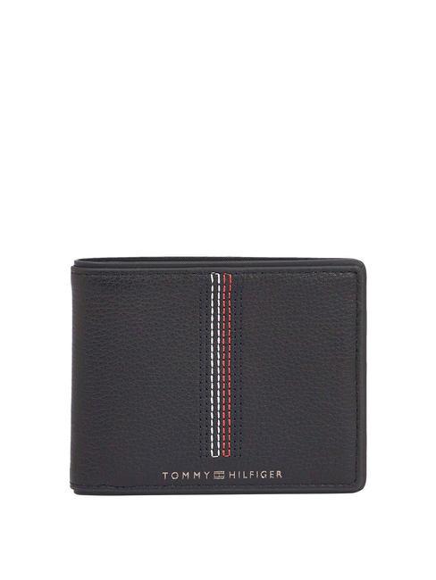 TOMMY HILFIGER CASUAL  Porte-feuille en cuire le noir - Portefeuilles Homme