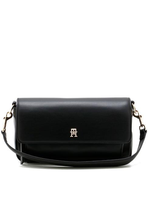 TOMMY HILFIGER SOFT UTILITY  Sac à bandoulière, avec bandoulière le noir - Sacs pour Femme