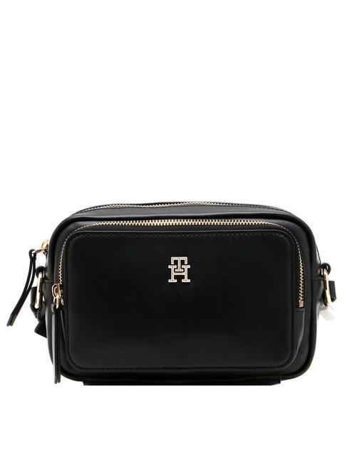 TOMMY HILFIGER SOFT UTILITY Mini sac à bandoulière le noir - Sacs pour Femme