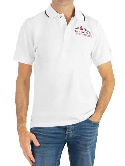 NORTH SAILS SAINT-TROPEZ Polo à manches courtes en coton blanc - chemise polo