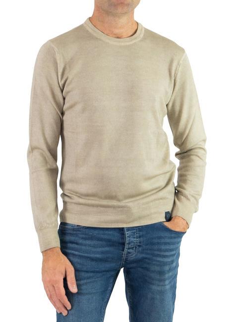 NORTH SAILS JERSEY Pull en laine mérinos pierre claire - Pulls pour hommes