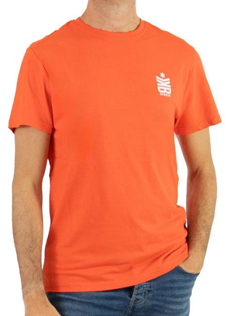 BIKKEMBERGS ICON SURF T-shirt en cotton orangecom - T-shirt