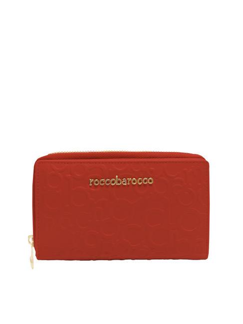 ROCCOBAROCCO RIBALTA  Portefeuille zippé rouge - Portefeuilles Femme
