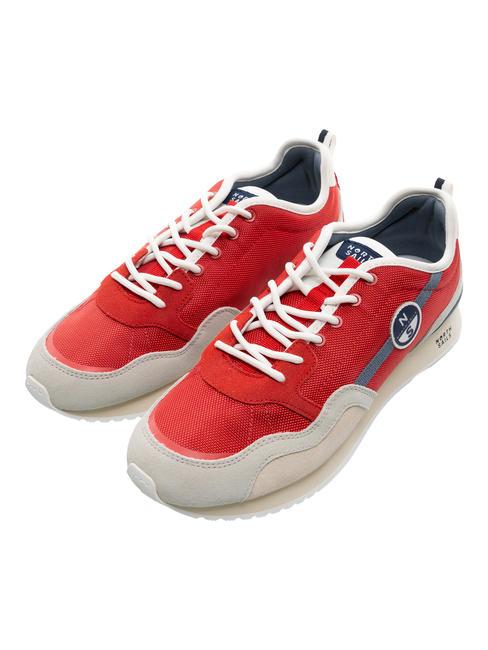 NORTH SAILS HORIZON JET Baskets rouge/gr/double - Chaussures Homme