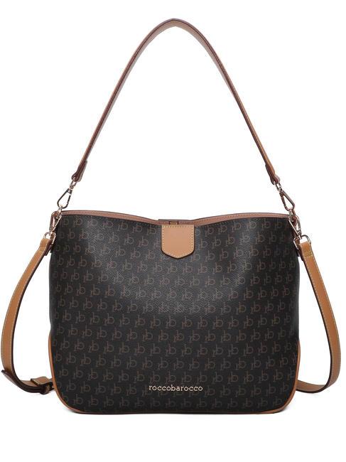 ROCCOBAROCCO MONOGRAM RB Sac à bandoulière, avec bandoulière brun - Sacs pour Femme