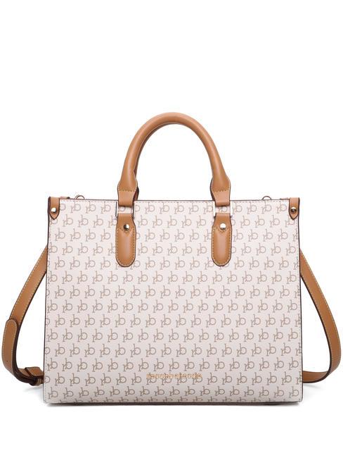 ROCCOBAROCCO MONOGRAM Logo Sac à main, avec bandoulière blanc - Sacs pour Femme