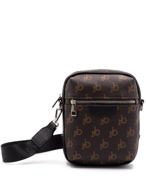 ROCCOBAROCCO MONOGRAM Embossed Bourse brun - Sacs en Bandoulières pour Homme