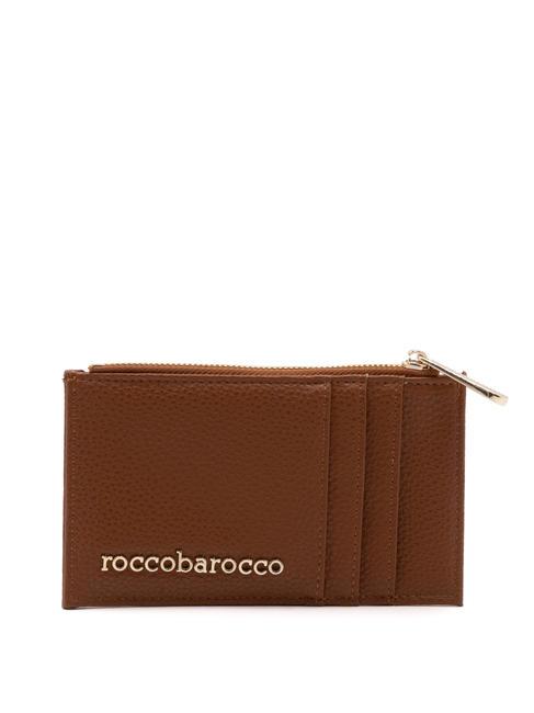 ROCCOBAROCCO CLAIR Porte-carte plat bronzer - Portefeuilles Femme