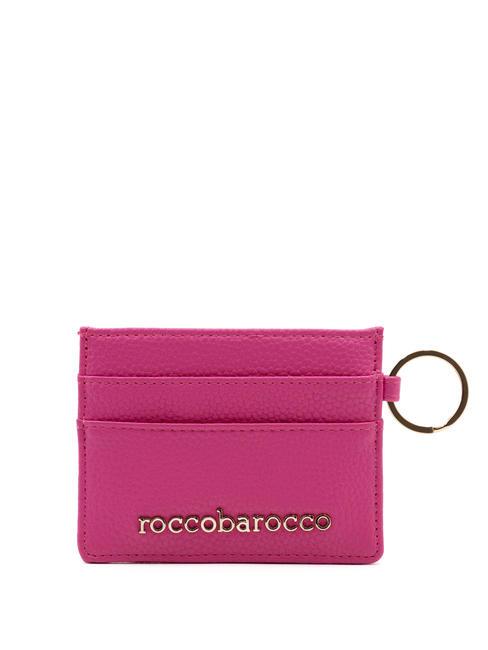 ROCCOBAROCCO CLAIR Porte-carte plat fuchsia - Portefeuilles Femme