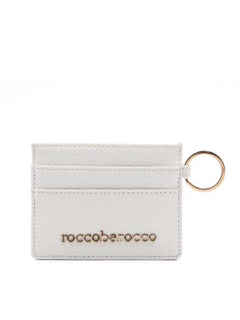 ROCCOBAROCCO CLAIR Porte-carte plat blanc - Portefeuilles Femme