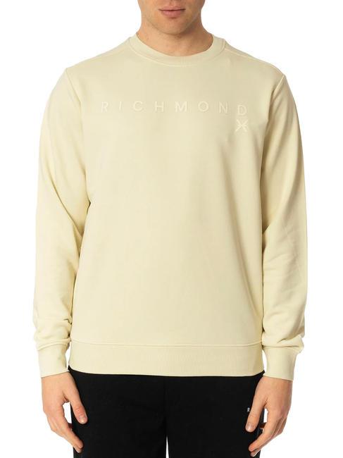 RICHMOND X WEARLY  Sweat-shirt lait d'amande - Pulls molletonnés