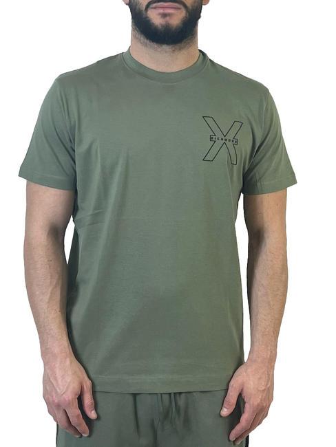 RICHMOND X RACHED T-shirt en cotton lichen vert - T-shirt