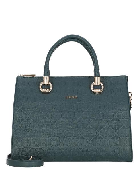 LIUJO MANHATTAN M Sac à main, avec bandoulière émeraude profonde - Sacs pour Femme