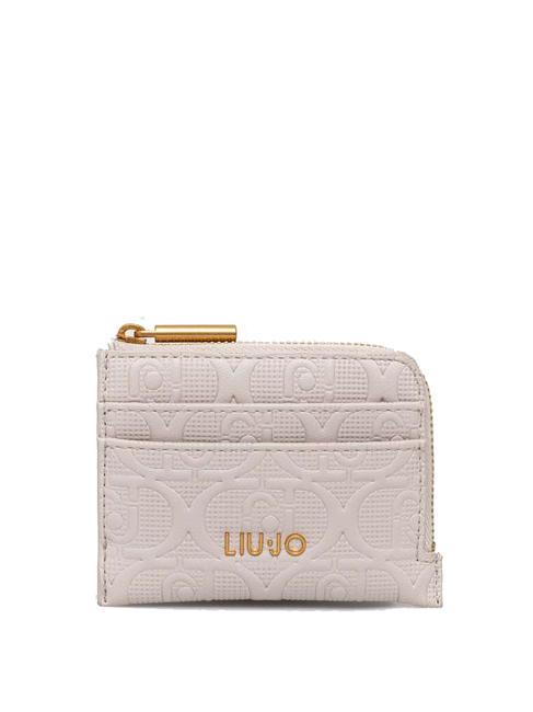 LIUJO MANHATTAN  Porte-cartes / Porte-monnaie  vrai champagne - Portefeuilles Femme