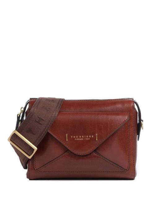 THE BRIDGE FRIDA Mini sac bandoulière, en cuir MARRON - Sacs pour Femme