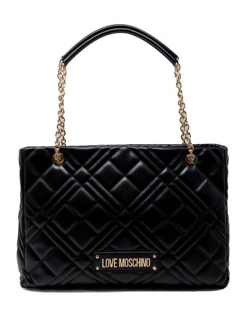 LOVE MOSCHINO QUILTED Sac d'épaule Noir - Sacs pour Femme