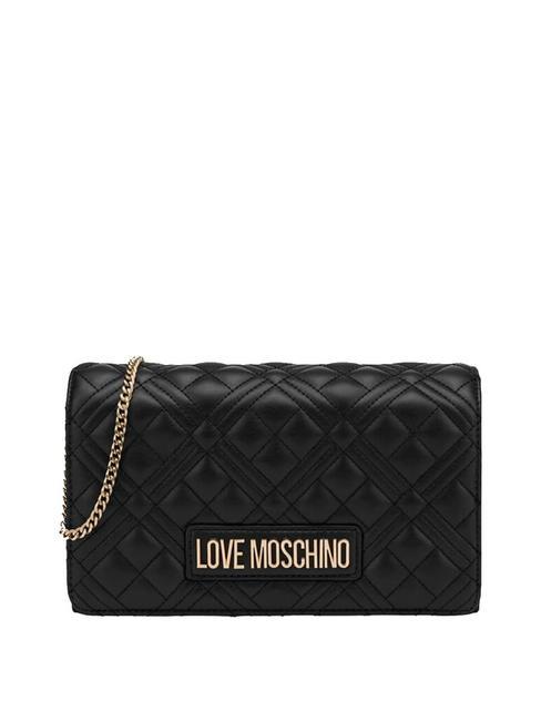 LOVE MOSCHINO QUILTED Chain Pochette à bandoulière Noir - Sacs pour Femme