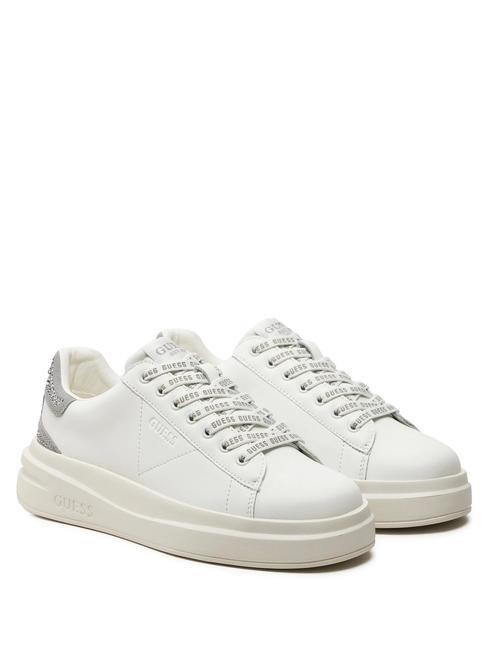 GUESS ELBINA Baskets pour femmes Blanc gris - Chaussures Femme