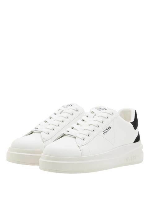 GUESS ELBINA Baskets BLANC / NOIR - Chaussures Femme