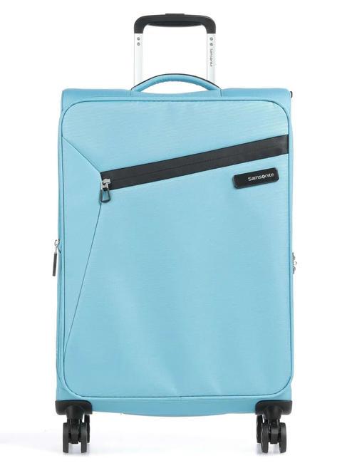 SAMSONITE LITEBEAM Chariot extensible moyen océan bleu - Valises Semi-rigides