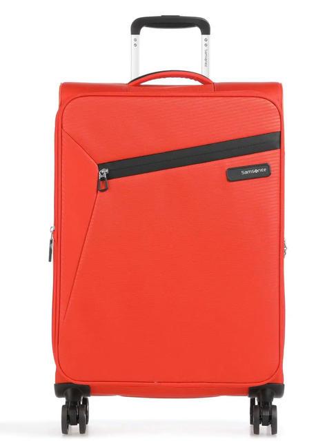 SAMSONITE LITEBEAM Chariot extensible moyen tang / orang - Valises Semi-rigides