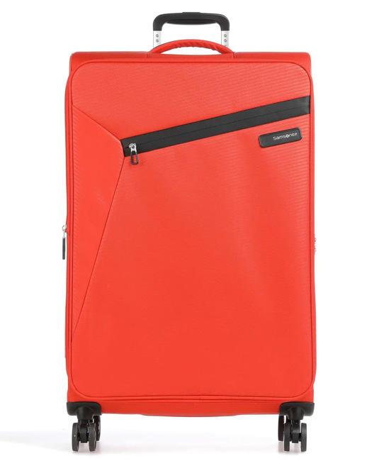 SAMSONITE LITEBEAM Grand chariot extensible tang / orang - Valises Semi-rigides