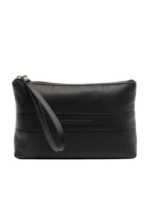 ROCCOBAROCCO JOHN Pochette en cuir noir - Sacs pour Femme