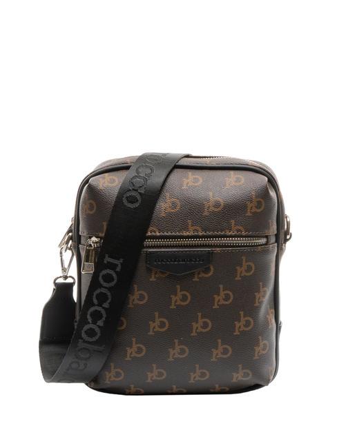 ROCCOBAROCCO MONOGRAM Embossed Sac d'épaule brun - Sacs en Bandoulières pour Homme