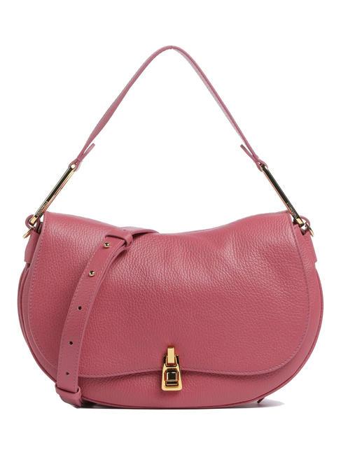 COCCINELLE MAGIE SOFT Sac bandoulière en cuir avec bandoulière bois de rose - Sacs pour Femme