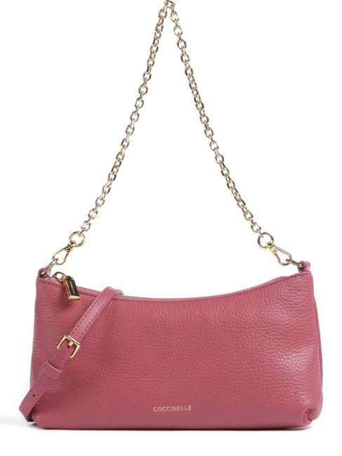 COCCINELLE AURA Mini sac à bandoulière, avec bandoulière bois de rose - Sacs pour Femme