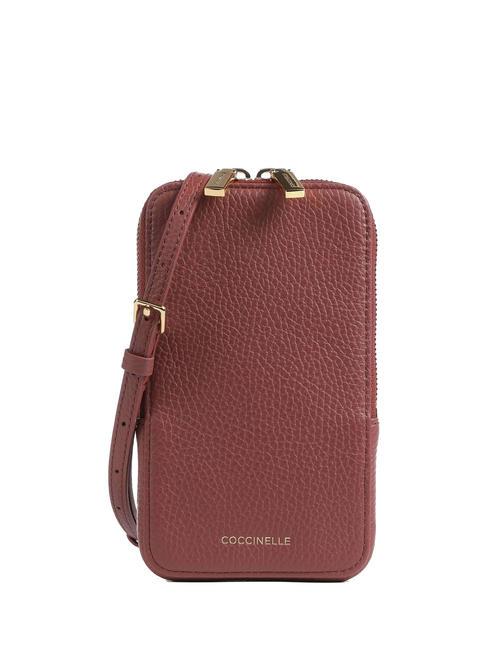 COCCINELLE FLOR Pochette pour iPhone avec bandoulière Brandy - Sacs pour Femme