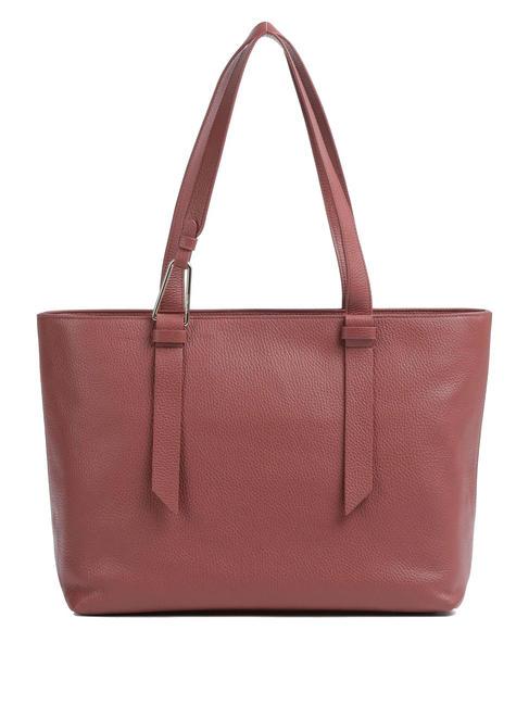 COCCINELLE MALORY  Cabas épaule, en cuir Brandy - Sacs pour Femme