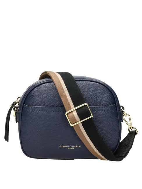 GIANNI CHIARINI NINA  Mini sac bandoulière, en cuir BLEU - Sacs pour Femme