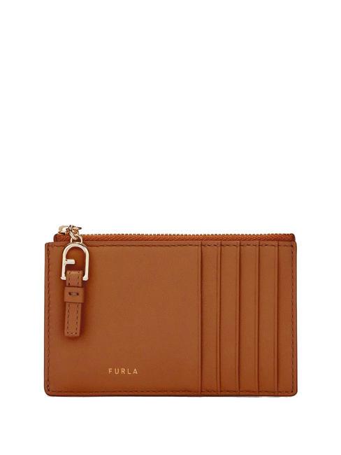 FURLA NUVOLA  Portefeuille plat en cuir Noir - Portefeuilles Femme