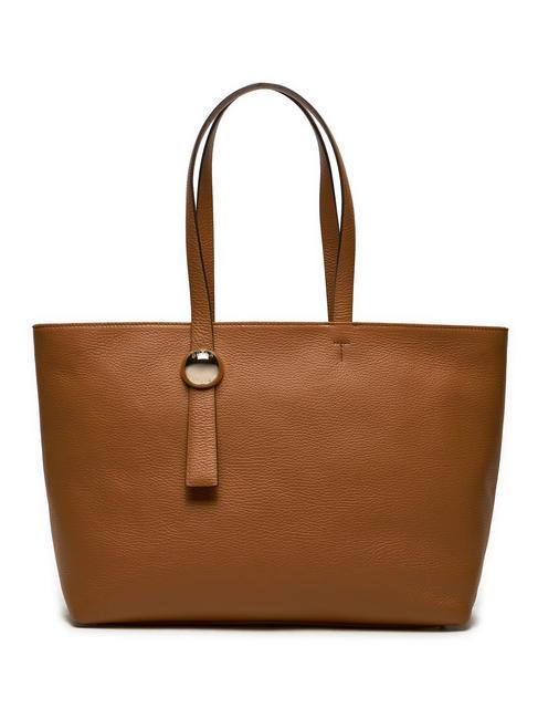 FURLA SFERA  Sac cabas en cuir Brandy - Sacs pour Femme